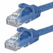 Patch Cord Cat 6 Flexboot Blue 5.0 ft.