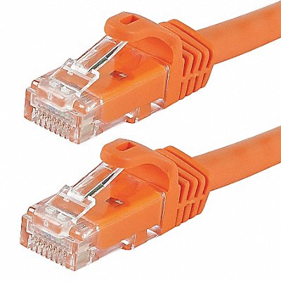 Patch Cord Cat 6 Flexboot Orange 50 ft.