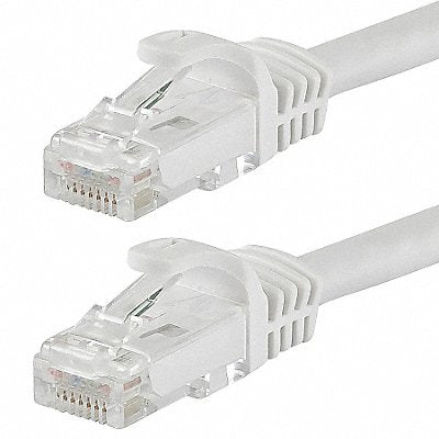 Patch Cord Cat 6 Flexboot White 14 ft.