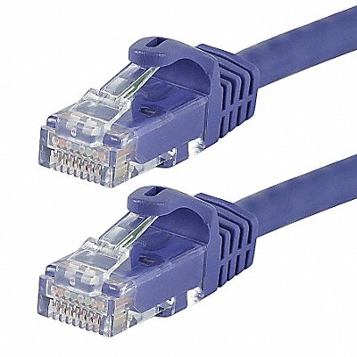 Patch Cord Cat 6 Flexboot Purple 14 ft.