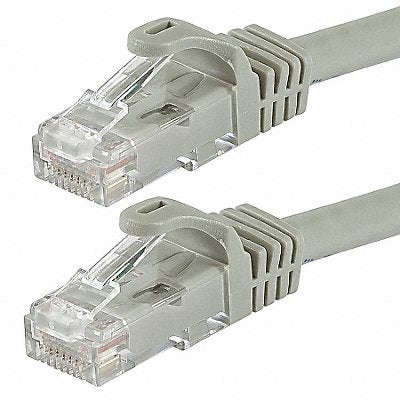 Patch Cord Cat 6 Flexboot Gray 100 ft.