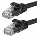 Patch Cord Cat 6 Flexboot Black 100 ft.