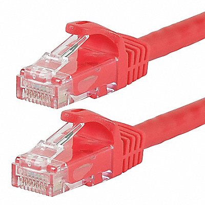 Patch Cord Cat 6 Flexboot Red 14 ft.