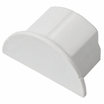 End Cap White PVC