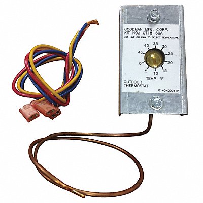 Thermostat and Emergency Relay Outdoor