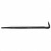 Rolling Head Pry Bar Steel 16in.L