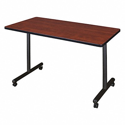 Mobile Table 48 in W Cherry