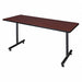 Training Table 60inW Mahogany Adjst Hght