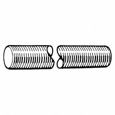 FlTdRd BkOx Stl M12-1.75mm 1m 1PK