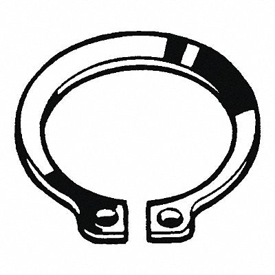 Retaining Ring External 1 mm Thk PK100