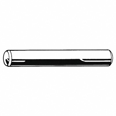 Dowel Pin Steel Plain 3/8inx3/4in PK50