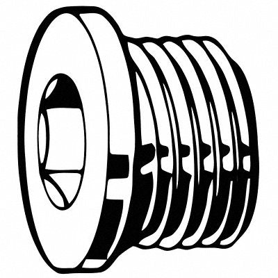 SocketScrewPlug Steel M16-1.5 15mmL PK25