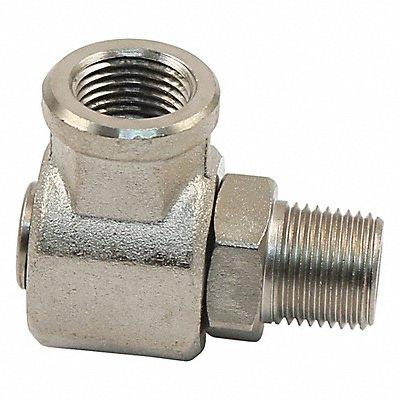 Swivel 90 Deg Steel 1/2 in FNPT Inlet