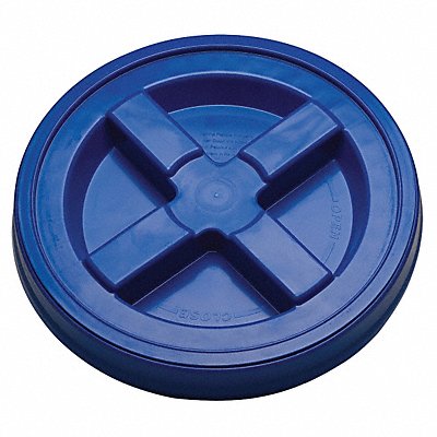 Plastic Pail Lid Blue HDPE