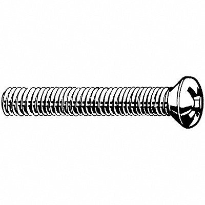 MS M6-1.00 Zinc Plated 25mm 100PK