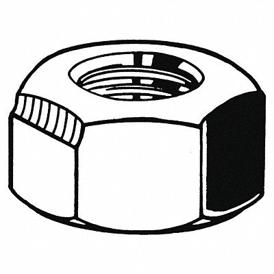 Locknut M24-2.00 Znc Stl 36x24mm 10PK