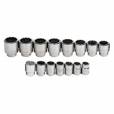 3/4 Drive 12Pt Metric Socket Set