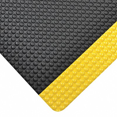 Antifatigue Mat Black YllwBrdr 2ft.x3ft.