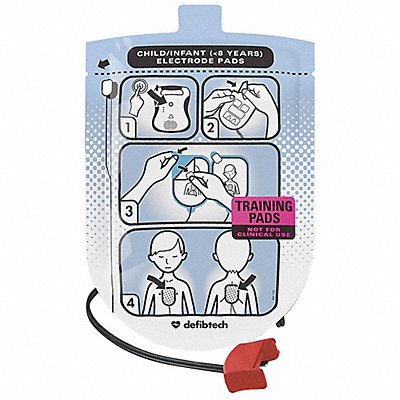 Pediatric Electrode Pads 12 in L PR