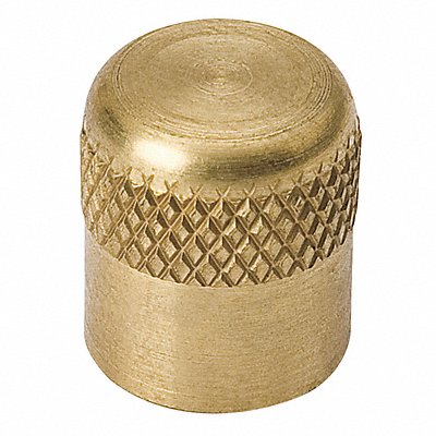 1/4 SAE Cap Brass 700 psi