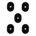 Five Bullseye Target Paper PK50