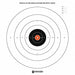Bullseye Target with Orange Center PK50