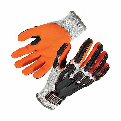 Impact Gloves Level 5 Gray/Orange L PR