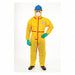 D2188 Hooded Coverall Open Yellow XL PK6