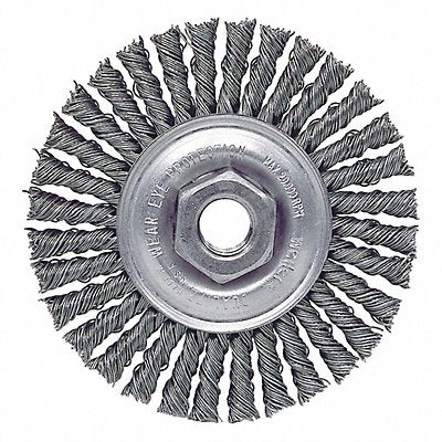 4In. Stringer Bead Wire Wheel .020 Ss