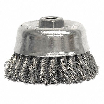 Cup Brush Steel Wire 2 Rows