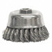 Cup Brush Steel Wire 2 Rows