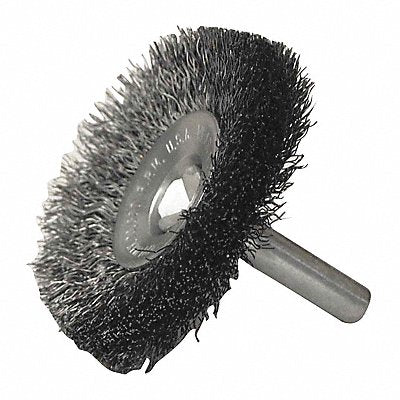 Stem Mounted Wire Wheel Flared Brushes