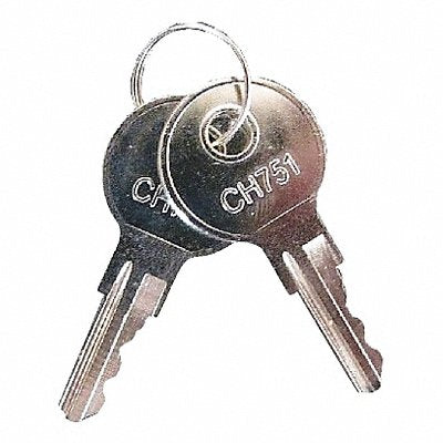 Time Clock Spare Keys 2 W 13/64 D 2 H