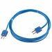 EXT Lead T PVC 72 in Mini Blue