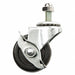 Locking Swivel Caster 2 in Dia Black