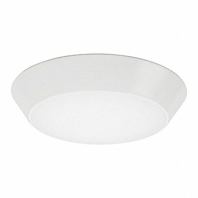 Rnd LED Mount 13in 3000K 1898lm Wht Alum