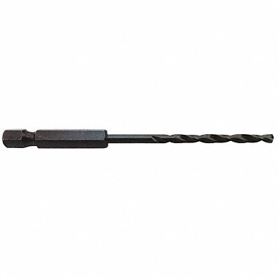 Hex Drill Bit Impact 1/8 in Black Oxide