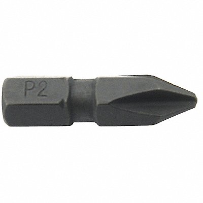 Insert Bit SAE 1/4 #2 1 S2 Steel PK5