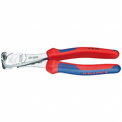 End Cutting Pliers 8-17/64in.L. Red