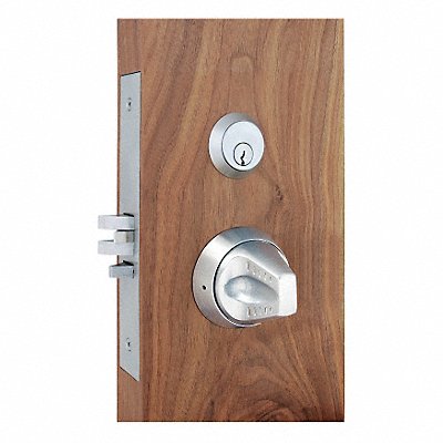 Knob Lockset Mechanical Mortise Grd. 1