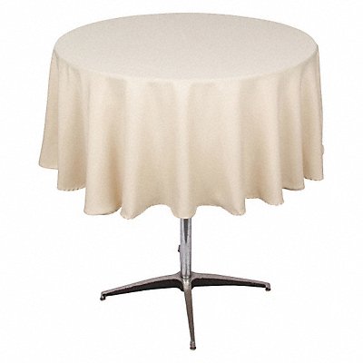 Tablecloth 72 in Dia Beige