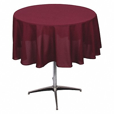 Tablecloth 72 in Dia Burgundy