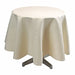 Tablecloth 72 in Dia Ivory