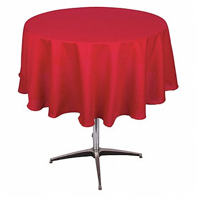 Tablecloth 72 in Dia Red