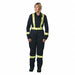 Coverall Navy 3XL 37-1/2in. Hemmed