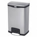 Trash Can Rectangular 13 gal Black