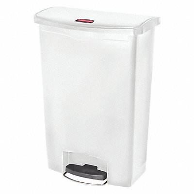 J2230 Trash Can Rectangular 24 gal White