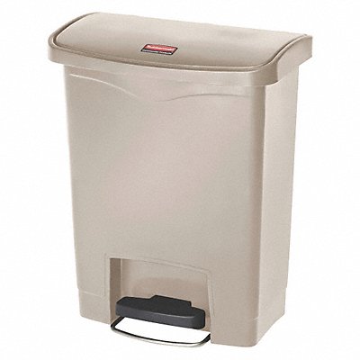 J2232 Wastebasket Rectangular 8 gal Beige