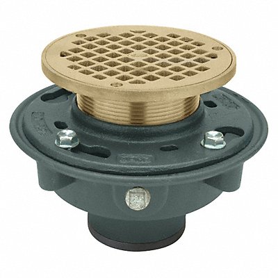 Floor Drain 3 7/8 Body H Nickel Bronze