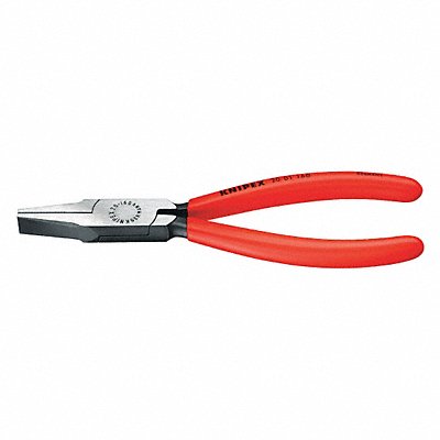 Flat Nose Plier 6-1/4 L Serrated